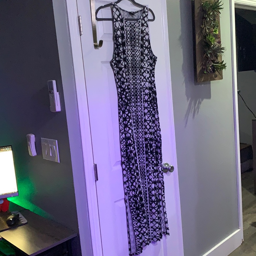 Patterned maxi dress
